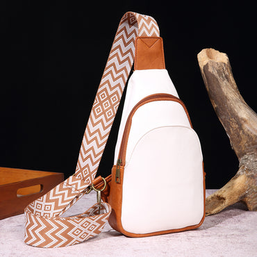 Brown and White